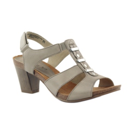 Caprice sandaalit naisten kengät tarranauhalla 28309 ruskea monivärinen 1