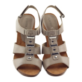 Caprice sandaalit naisten kengät tarranauhalla 28309 ruskea monivärinen 4