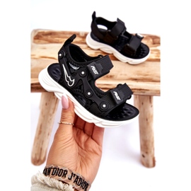 Tobias Boys Velcro sandaalit mustavalkoinen 2