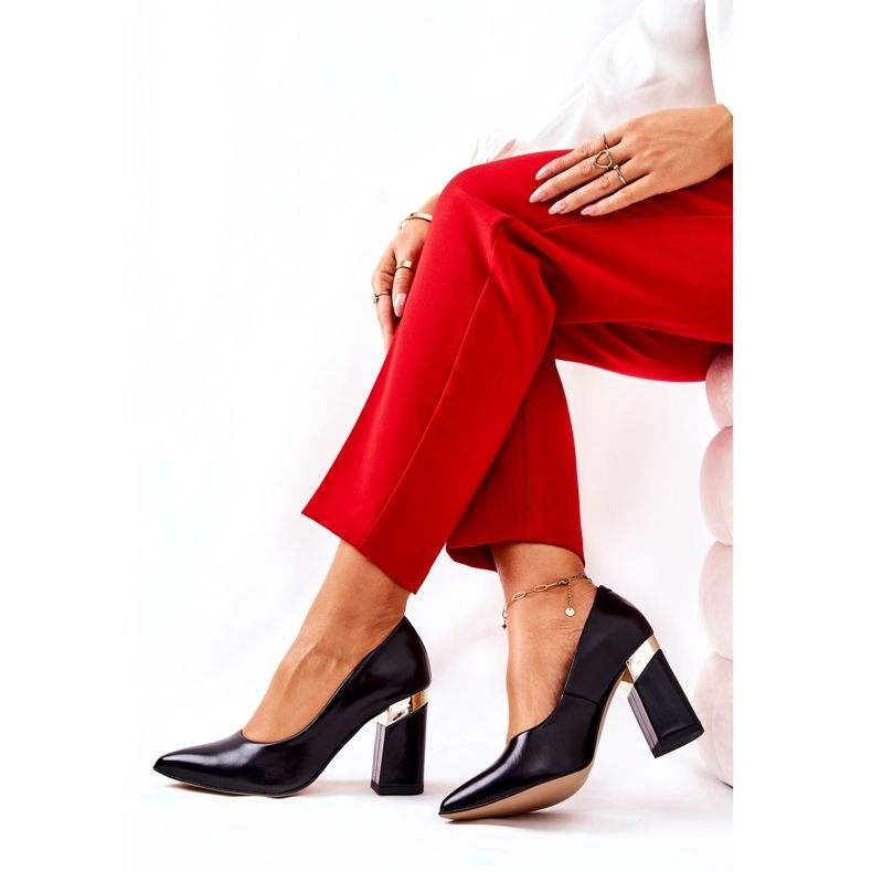 Lewski Shoes Nahkapumput Lewski 3117 musta 2