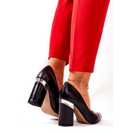 Lewski Shoes Nahkapumput Lewski 3117 musta 4