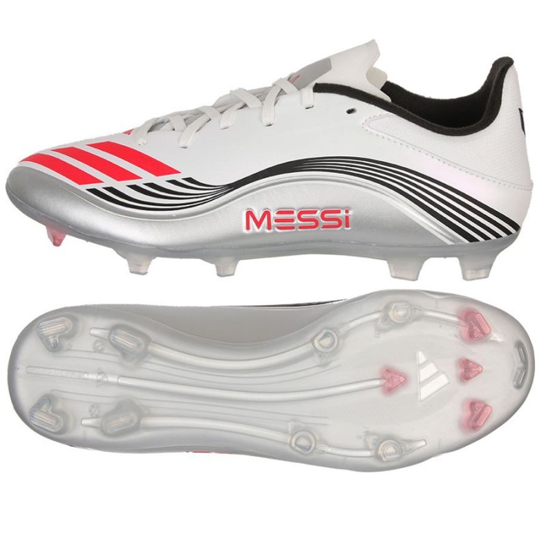Adidas F50 Messi League FG/MG JP7446 Jalkapallokengät valkoinen 1