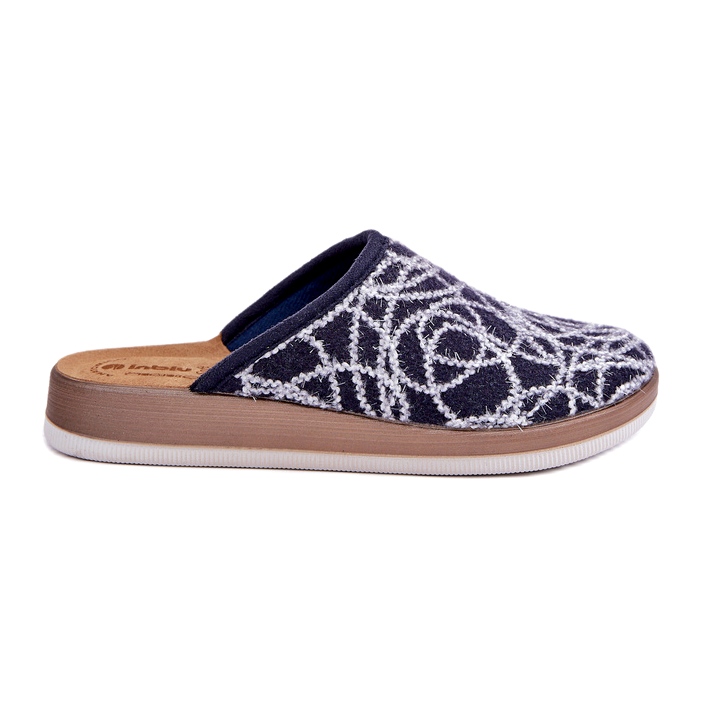 Kiiltävät naisten tossut Inblu CT000028 tummansininen 6