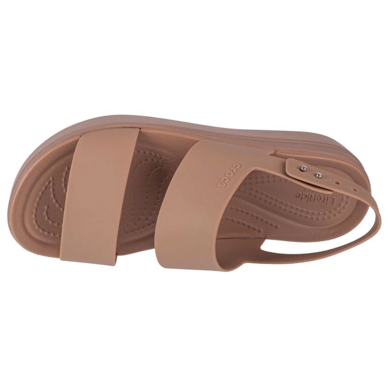 Crocs Brooklyn Low Wedge sandaalit 206453-2EL beige 3