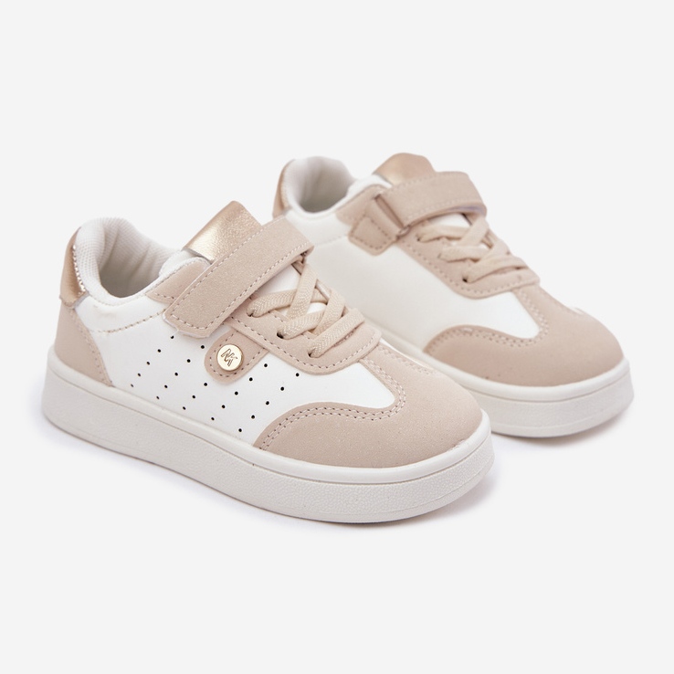 Sneakers -lenkkarit lenkkarit tarranauha beige 1