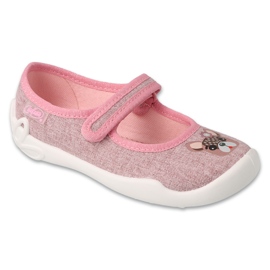Befado Pink Girls's tohvelit 114Y553 koiran sovellus vaaleanpunainen 1