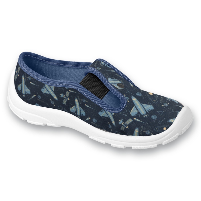 Befado -poikien tossut 975x199 lentokoneen sovellus sininen 1