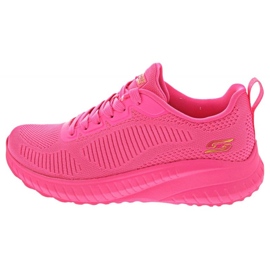Skechers Bobs Squad Chaos-Cool Rytms 117216-NCOR -kengät vaaleanpunainen 4