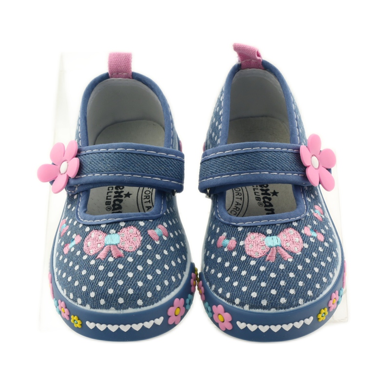 American Club Tennarit, joissa pilkullinen amerikkalainen nahkapohjallinen vaaleanpunainen sininen valkoinen 4