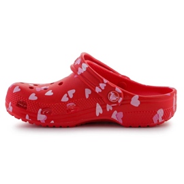 Crocs Classic Vday Clog 209754-6ZR Flip-Flops punainen 8