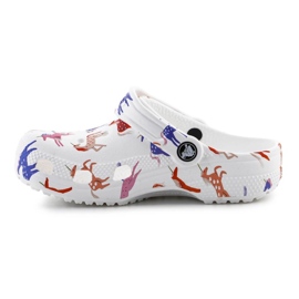 Crocs Classic Character Print Clog 209695-9CD Flip-Flops valkoinen 7