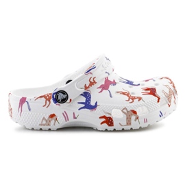 Crocs Classic Character Print Clog 209695-9CD Flip-Flops valkoinen 9