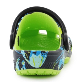 Crocs Classic Meta Scape Clog T 208456-3UF Flip Flops musta 9