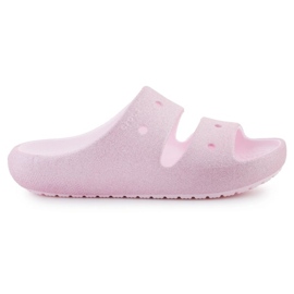 Crocs Classic Glitter Sandaali V2 209705-6W vaaleanpunainen 10