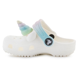 Crocs Classic Flip Flops IAM Rainbow Unicornctg 209701-0WV valkoinen 4