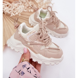 Beige lasten lenkkarit urheilukengät 5
