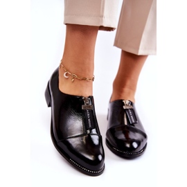 Naisten kengät Laura Messi lakattu 2532 mustaa 2