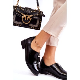 Naisten kengät Laura Messi lakattu 2532 mustaa 3