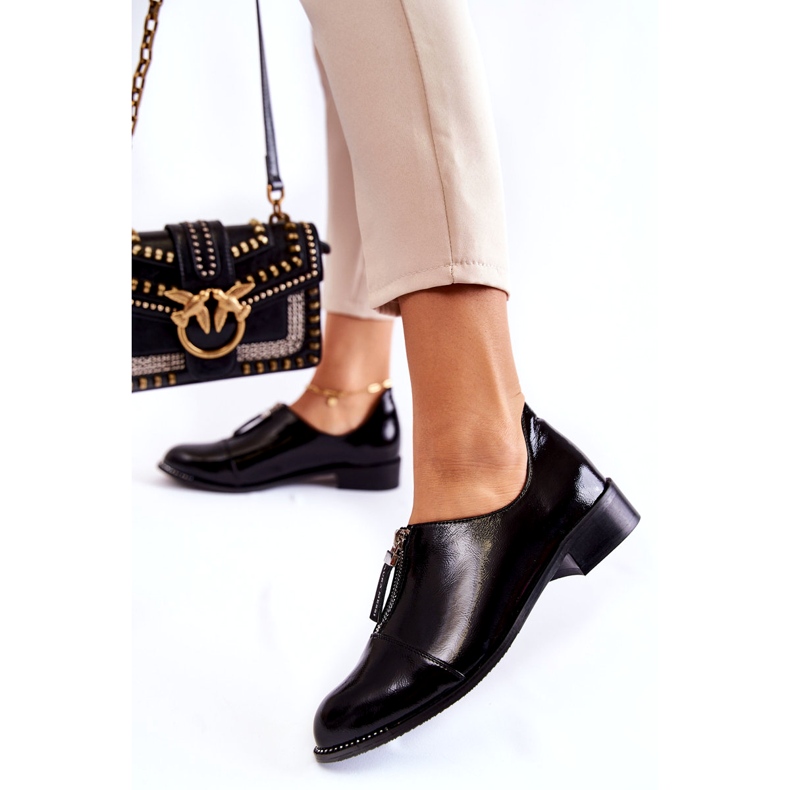 Naisten kengät Laura Messi lakattu 2532 mustaa 4