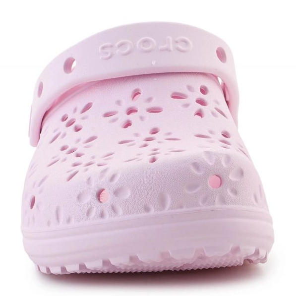 Crocs Classic Floral Cut Out Clog 210927-6W vaaleanpunainen 2
