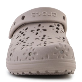 Crocs Classic Floral Cut Out Clog 210927-214 Flip-Flops beige 2