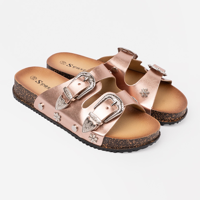 Seastar Naisten vaaleanpunainen kultavärinen läppä 1