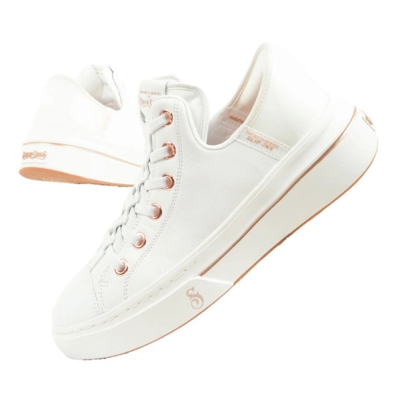 Skechers Snoop One -G -nahka -liukut -ins 186001/wht kengät valkoinen 1