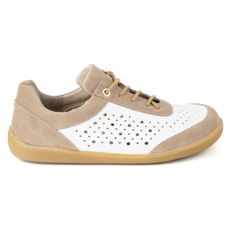 Olivier Paljain jaloin naiset minimalistiset lenkkarit 1769 pol valkoinen rei'itetty 1