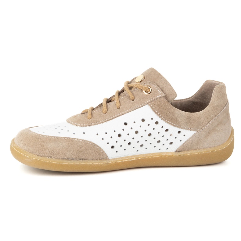 Olivier Paljain jaloin naiset minimalistiset lenkkarit 1769 pol valkoinen rei'itetty 2