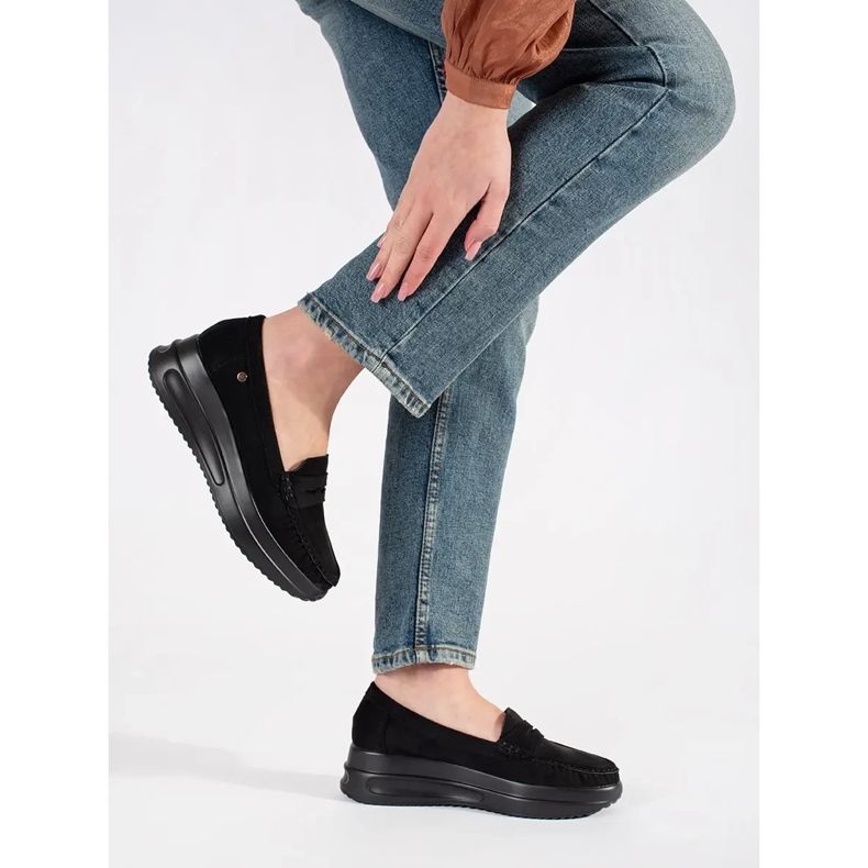 Goodin Mokkanahkaiset paksut mustan pohjan 2