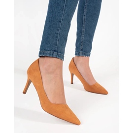 Seastar Kamelin pumput korkopäällä ruskea 2