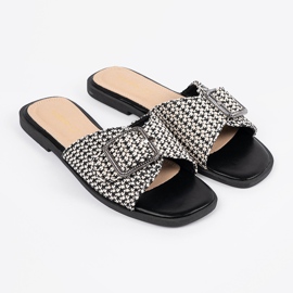 Goodin Tossut, joissa on mustavalkoinen säleikkö solki 2