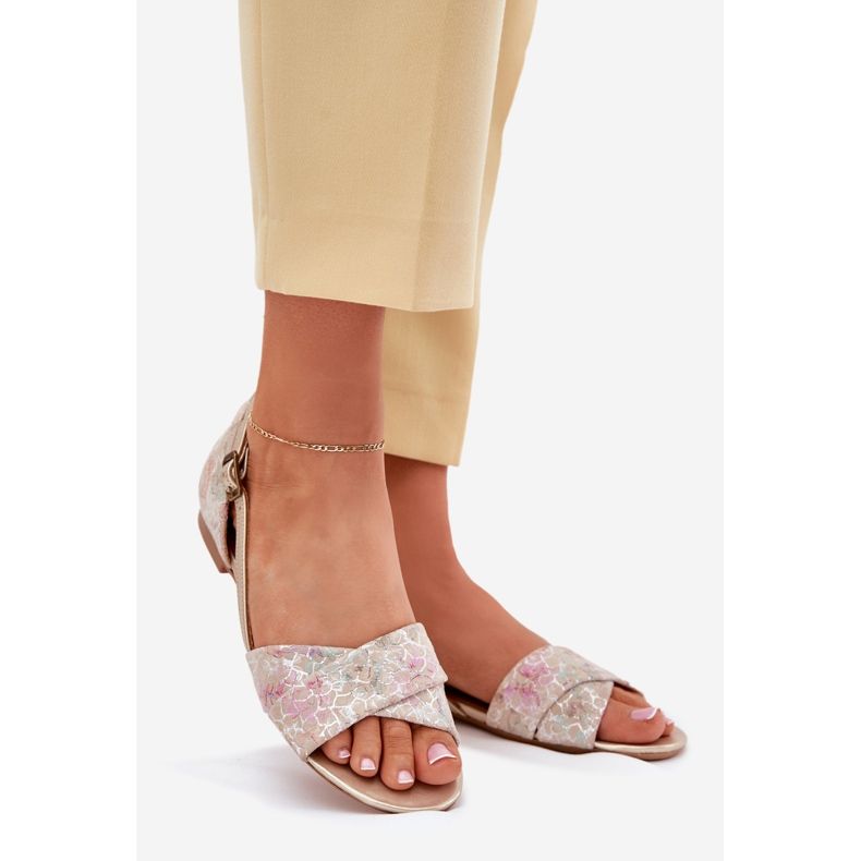 Maciejka litteät sandaalit 04614-22 beige 1