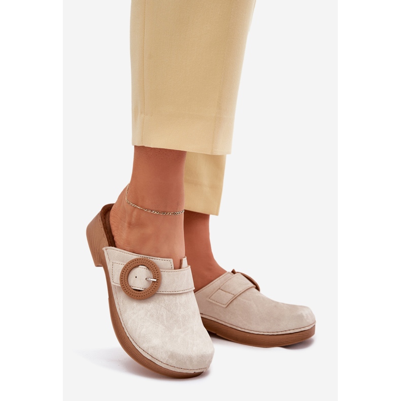 Tossut naisten tukkeet inblu tf000001 beige -solki 1