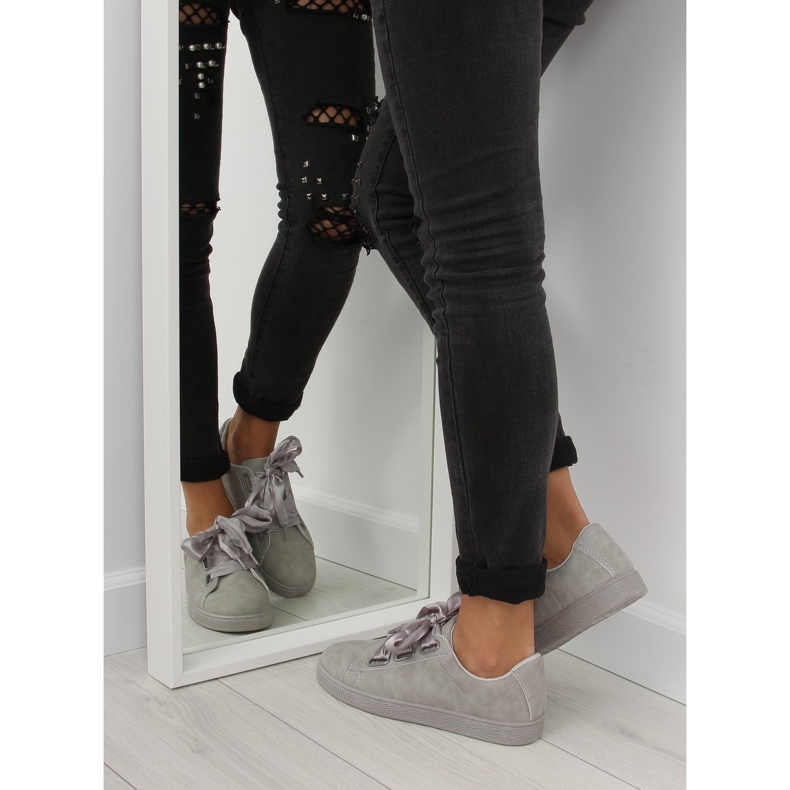 Harmaa BL1250-SP harmaat tennarit nauhalla 2