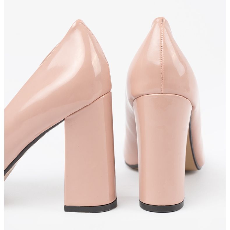 Seastar Kevyt beige lakattu pumput postitse 2