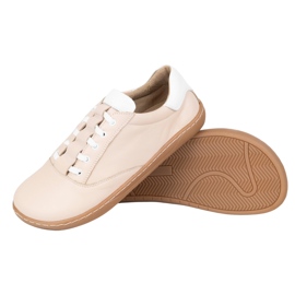 Sneakers paljain jaloin naisten maja Olivier - anatomiset nahkakengät jauhe vaaleanpunainen 6