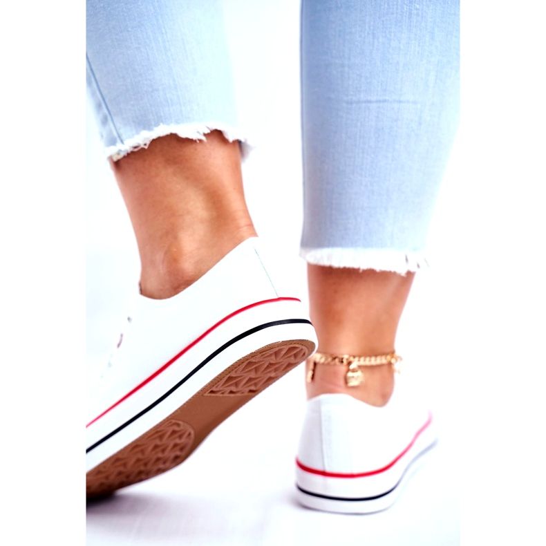 News Naisten kangaslenkkarit, valkoinen 4