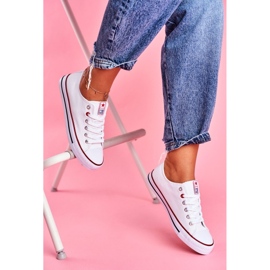 News Naisten kangaslenkkarit, valkoinen 2