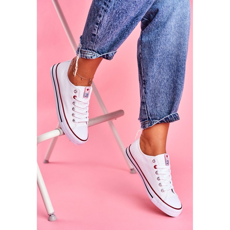 News Naisten kangaslenkkarit, valkoinen 2