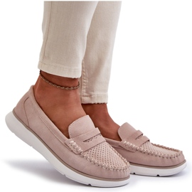 Mokkanahkaiset Sergio Leone SP012 Beige -alustalla 5