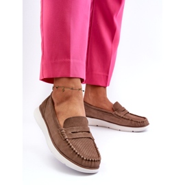 Naisten mokkanan leveydet Sergio Leone SP012 -alustalla Light Beige 1