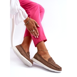 Naisten mokkanan leveydet Sergio Leone SP012 -alustalla Light Beige 4