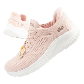 Skechers Bobs Squad -lenkkarit Sneakers Slip -ins 117497/LTPK -kengät vaaleanpunainen 1