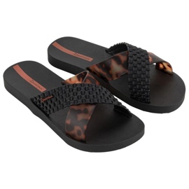 Ipanema Slide 27214 BC402 Musta Leopard Flip -Flops 1