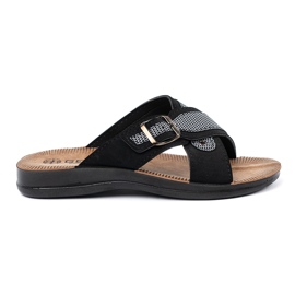 Shelvt Musta miesten tossut soljella 1