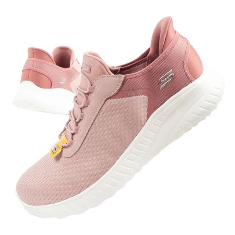 Skechers Bobs Squad Slip -ins 117504/BLSH -kengät vaaleanpunainen 1
