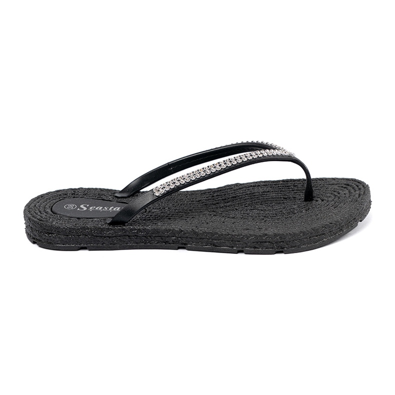 Seastar Musta flip -flops zirkonilla 2