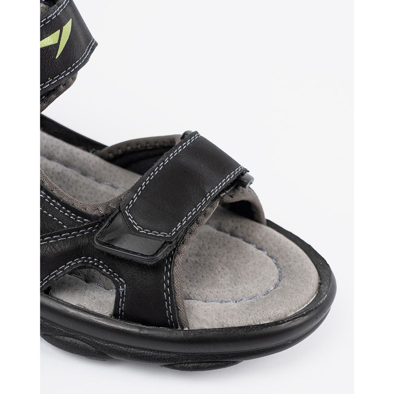 Shelvt Mustat urheilu sandaalit 2