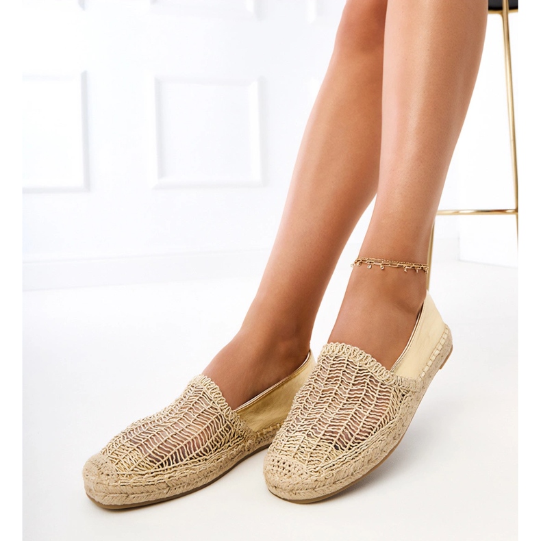 AVOKUUT ESPADRILLES POUNTIA kultainen 1